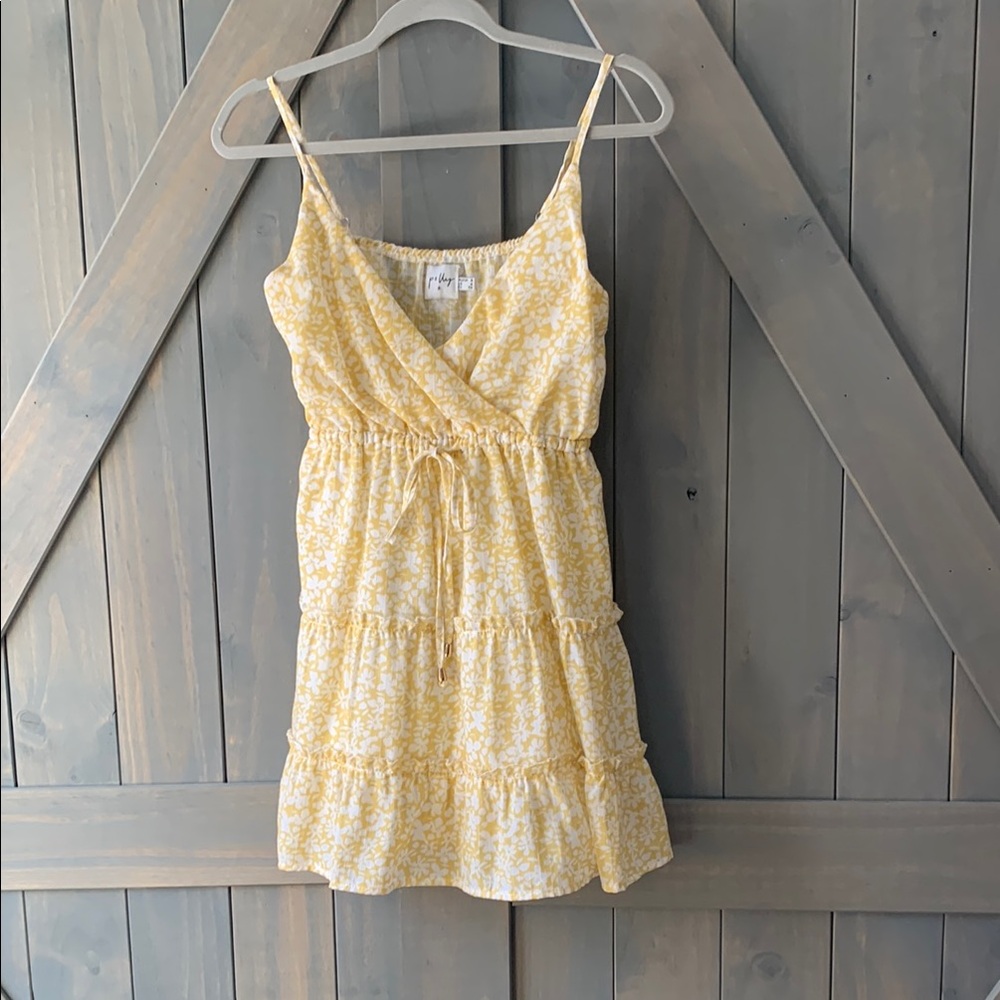 Polly Yellow Sundress
